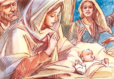 I  pastori trovarono Maria e Giuseppe e il bambino. Maria custodiva queste cose, meditandole nel suo cuore.