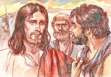 Fissando lo sguardo su di lui, Gesù disse: "Tu sei Simone, il figlio di Giovanni; sarai chiamato Cefa