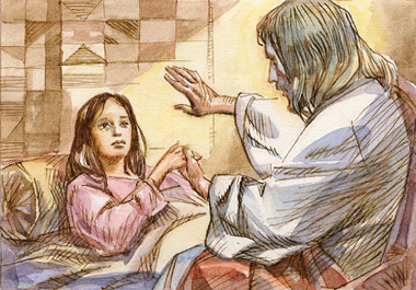 Gesù prese la mano della bambina: «Fanciulla, io ti dico: alzati!». E subito ella si alzò…