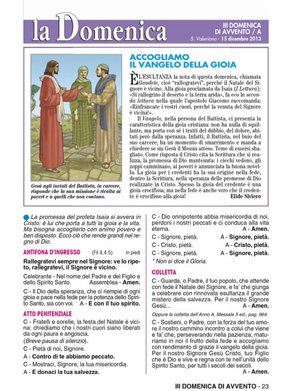 III DOMENICA DI AVVENTO / A