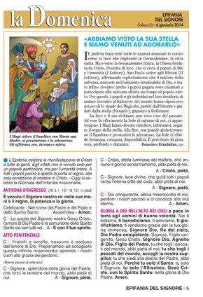 EPIFANIA DEL SIGNORE