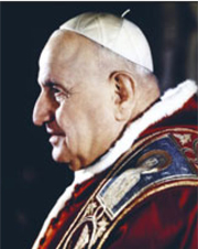 Giovanni XXIII, Angelo Giuseppe Roncalli (1958 -1963). Foto © BETTMANN/CORBIS
