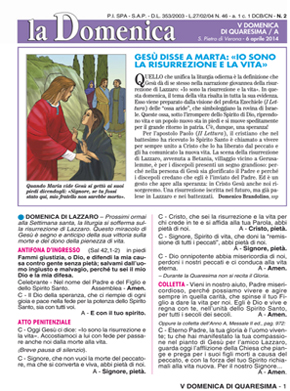V DOMENICA DI QUARESIMA