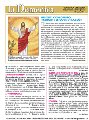 DOMENICA DI PASQUA