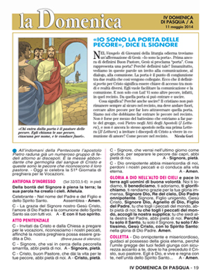 IV DOMENICA DI PASQUA