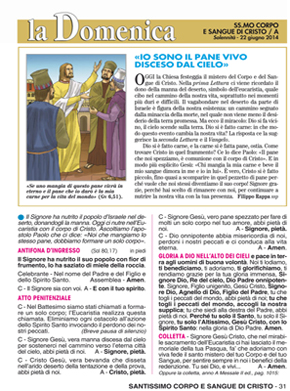 SS.MO CORPO E SANGUE DI CRISTO / A