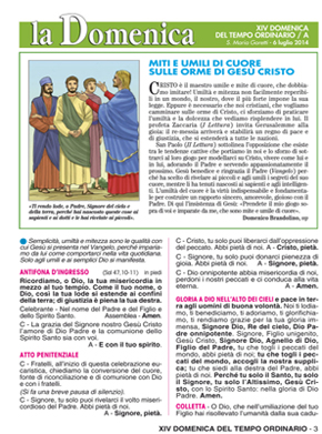 XIV DOMENICA DEL TEMPO ORDINARIO / A