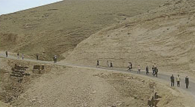 Il deserto di Giuda, da Gerusalemme a Gerico. FOTO MARCATO