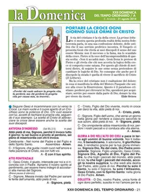 XXII DOMENICA DEL TEMPO ORDINARIO / A