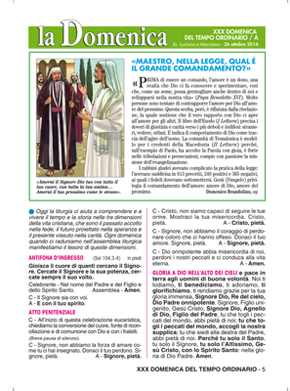 XXX DOMENICA DEL TEMPO ORDINARIO / A