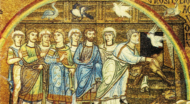 L’arcobaleno è il segno dell’Alleanza di Dio con Noè, dopo il diluvio (Gen 9,13). L’Alleanza con Noè. Mosaico, Basilica San Marco, XIII secolo, Venezia.