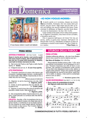 COMMEMORAZIONE DI TUTTI I FEDELI DEFUNTI - 2014