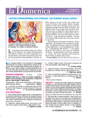 IV DOMENICA DI AVVENTO / B