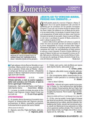 IV DOMENICA DI AVVENTO / C