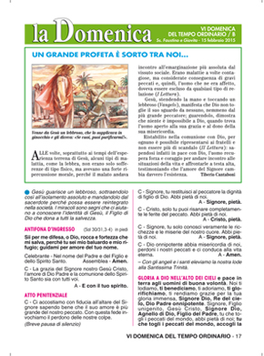 VI DOMENICA DEL TEMPO ORDINARIO / B