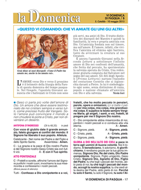VI DOMENICA DI PASQUA / B
