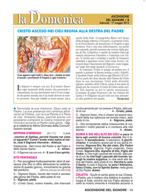ASCENSIONE DEL SIGNORE / B 2015