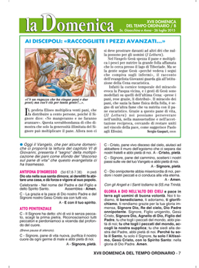 XVII DOMENICA DEL TEMPO ORDINARIO / B