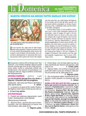 XXXII DOMENICA DEL TEMPO ORDINARIO / B