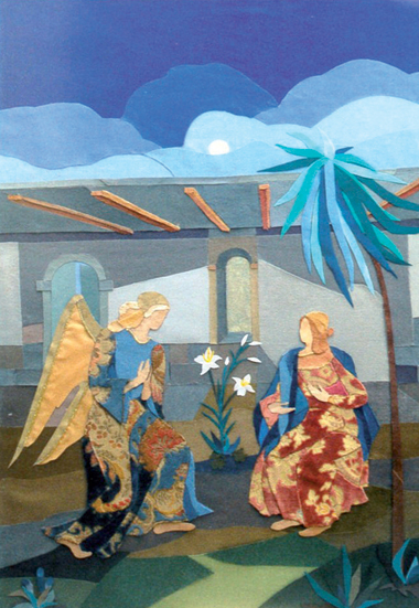 «Ave, piena di grazia»: l’angelo saluta Maria Immacolata Madre di Dio.