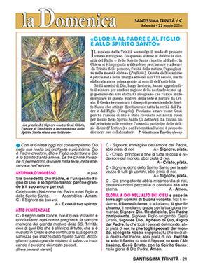 SANTISSIMA TRINITÀ 2016