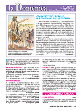 II DOMENICA DI AVVENTO - 2016