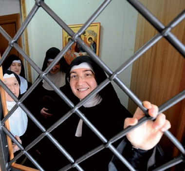 Monache Clarisse di Paganica (L’Aquila). foto PSP / Giancarlo Giuliani