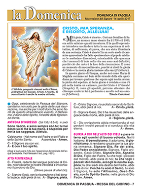 DOMENICA DI PASQUA - 2017