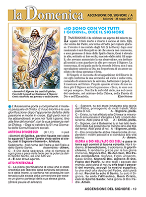 ASCENSIONE DEL SIGNORE - 2017