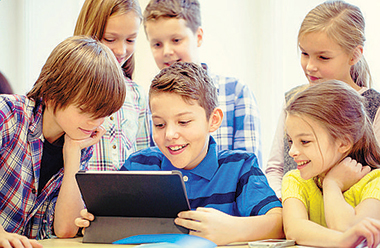 Ragazzi con il tablet