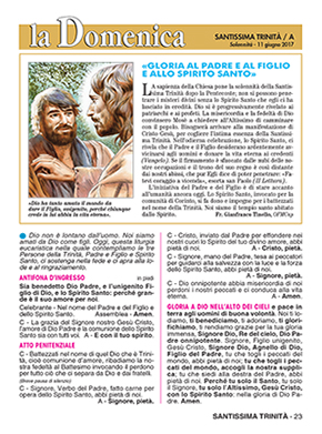 SANTISSIMA TRINITÀ - 2017