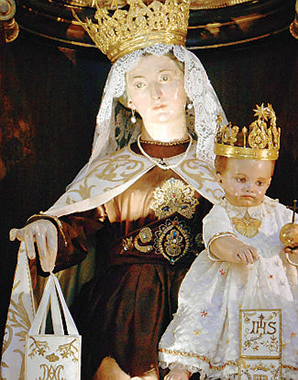 Madonna del Carmine. Roma, Parrocchia Traspontina.