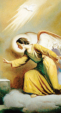 “Annunciazione” (particolare).