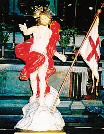 “Cristo risorto”, Macomer. Gesù Cristo ha vinto la morte e ci ha aperto il passaggio alla vita eterna. Foto Zambello