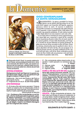 TUTTI I SANTI - 2018
