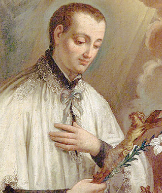 «San Luigi Gonzaga», pittura di Gaetano Peverada, sec. XVIII. Foto Beweb.Chiesacattolica