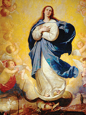 «Immacolata», Jusepe de Ribera, XVII sec., Museo del Prado, Madrid. Foto Antoniobortoloso.Blogspot.It