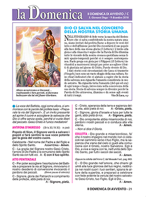 II DOMENICA DI AVVENTO - 2018