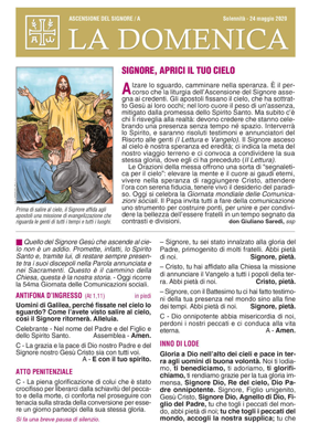 ASCENSIONE DEL SIGNORE 2020
