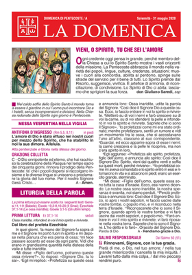 PENTECOSTE 2020