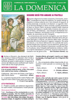 II DOMENICA DEL TEMPO ORDINARIO 2021