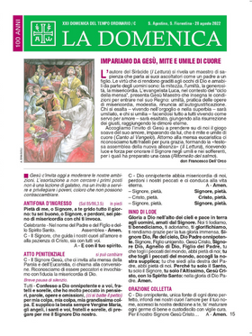 XXII DOMENICA DEL TEMPO ORDINARIO /CU