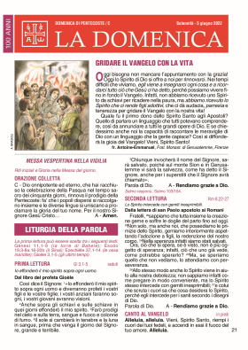 DOMENICA DI PENTECOSTE / C