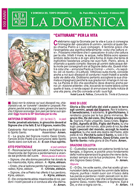 V DOMENICA DEL TEMPO ORDINARIO 2022