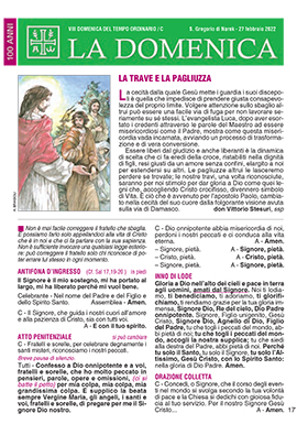 VIII DOMENICA DEL TEMPO ORDINARIO 2022