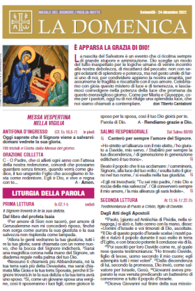 NATALE DEL SIGNORE / VIGILIA-NOTTE