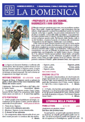 II DOMENICA DI AVVENTO/A