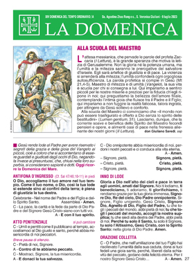 XIV DOMENICA DEL TEMPO ORDINARIO