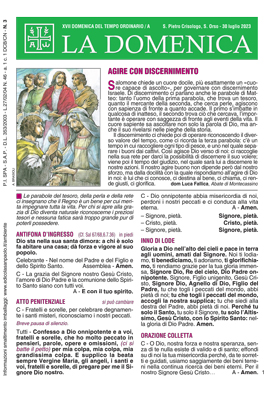 XVII DOMENICA DEL TEMPO ORDINARIO / A