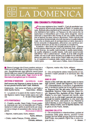 IV DOMENICA DI PASQUA / A